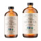 SPORTYOUTH ORGANIC CASTOR OIL, MADE IN USA, GLASS BOTTLE, COLD PRESSED HEXANE FREE USDA CERTIFIED 100% PURE CASTOR OIL FOR HAIR GROWTH BROWS EYELASHES FACE SKIN BODY CARE - 16OZ + 32OZ