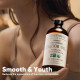 SPORTYOUTH Organic Castor Oil, Made in USA, 32 fl oz Big Glass Bottle, Cold Pressed Hexane Free USDA Certified 100% Pure Castor Oil for Hair Growth Brows Eyelashes Face Skin Body Care
